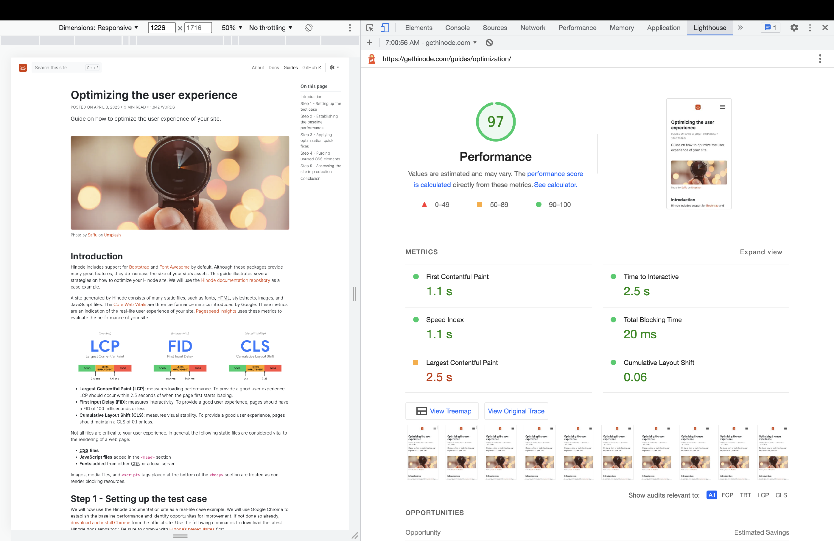 Step 3. Evaluate the performance score